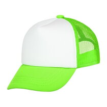 Original Kids Trucker Cap Lime Groen acc. Wit