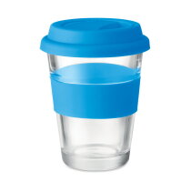 ASTOGLASS Glazen drinkbeker 350 ml blauw