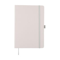 Gerecycled bioafval en kartonnen notitieboek A5 Gertrud khaki (écru)