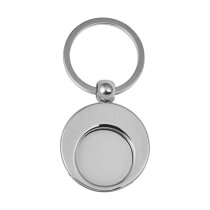 Metalen 2-in-1 sleutelhanger Christie zilver