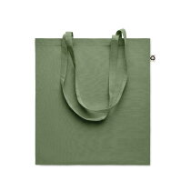 MAKI COLOUR Boodschappentas recycled katoen groen