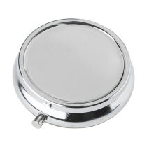 IJzeren pillendoosje Zara zilver