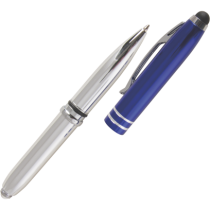 MELOS TOUCH balpen metaal met LED en lasergravering