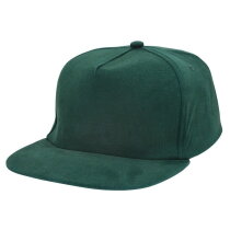 Brushed Honkbal Cap Bottle Green acc. Bottle Green