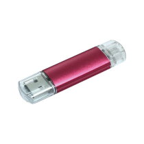 Aluminium On-the-Go (OTG) USB-stick