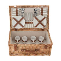 Wilgen picknickmand Levin bruin