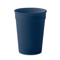 AWAICUP Gerecycled PP beker 300ml Donker marineblauw