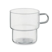 BOROMUG Hoog borosilicaatglas 300ml Transparant