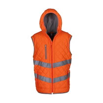 Fluo Kensington Hooded Gilet