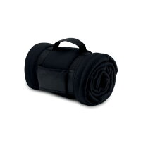 STAVENGER Fleece deken zwart