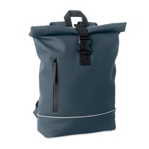 LAPTOSA Laptop 15" rolltop PU rugzak Marineblauw