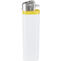 Witte wegwerpaansteker met gekleurde band