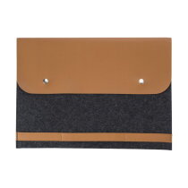 rPET vilten laptophoes Jonathan grijs