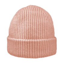 Luxe beanie met omslag
