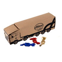 Truck van kraft papier bedrukken