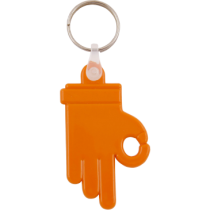 Kunststof sleutelhanger OK Hand