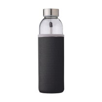 Glazen fles (500 ml) Nika zwart