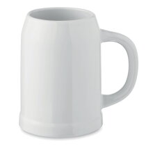 SUBLIER Sublimatie bierpul 500 ml Wit