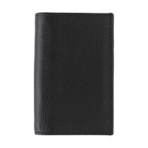 Leren creditcard portemonnee Roy zwart