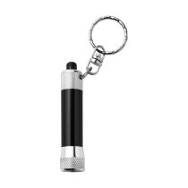 Aluminium 3-in-1 sleutelhanger Audrey zwart