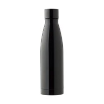 RVS dubbelwandige drinkfles Marcelino zwart