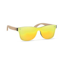 ALOHA Zonnebril met all-over glas geel