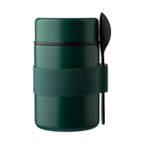 Roestvrijstalen dubbelwandige lunchpot Niko groen