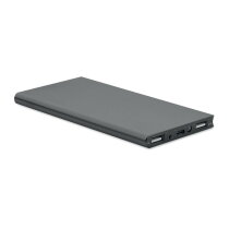 POWERFLAT8C Powerbank 8000 mAh Titanium