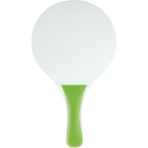 Beach tennisset in net