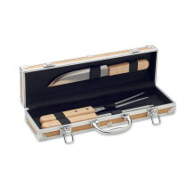 TOOLDERA Roestvrij stalen barbecue gereedsc Hout