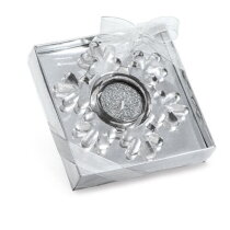 Waxinelichthouder sneeuwvlok