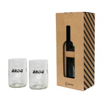 Rebottled&reg; Tumbler 2-pack set glazen bedrukken