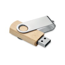 TECHMATE BAMBOO Techmate bamboe USB 16GB Hout