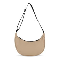 PU-gecoat R-PET 600D halve maan sling tas