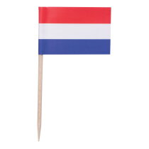 Papieren Nederland vlaggetje 11,5 x 24 cm bedrukken