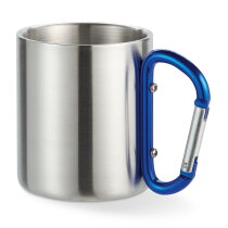 TRUMBO Dubbelwandige mok blauw relatiegeschenken
