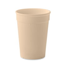 AWAICUP Gerecycled PP beker 300ml beige