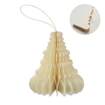 HARMOTREE Kerstboomhanger van papier Beige