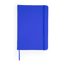 Notitieboekje A6 met elastiek en leeslint, 96 pagina`s