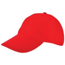 Kinder Brushed Promo Cap Rood acc. Rood