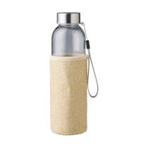 Glazen drinkfles (500 ml) Kaydence bruin