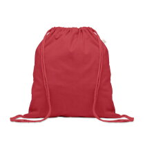 CABETRI COLOUR Trekkoord rugzak gerecycled Rood