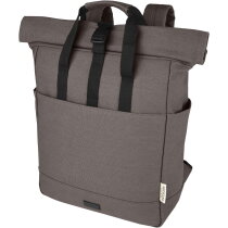 Joey 15 inch GRS gerecyclede canvas rolltop laptoprugzak 15 l