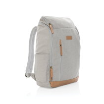 Impact AWARE&trade; 16 oz. R-canvas 15 inch laptoprugzak grijs