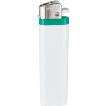 Witte wegwerpaansteker met gekleurde band