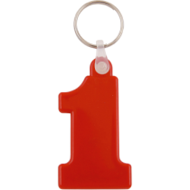 Kunststof sleutelhanger Nr. 1