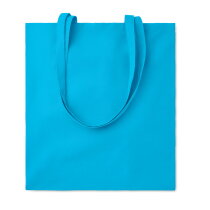 COTTONEL COLOUR ++ Boodschappentas 180 g/m&sup2; turquoise