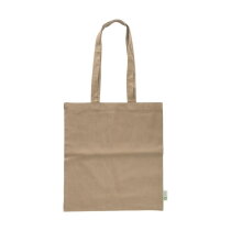 Gerecyclede katoenen boodschappentas (120 gsm) Cassiopeia khaki (écru)