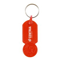Sleutelhanger winkelwagenmunt