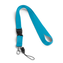 Lanyard 2cm Budget Lichtblauw